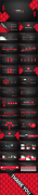 【动画PPT】红黑配企业品牌模板示例8