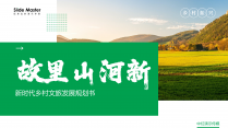 【乡村振兴】乡村文旅绿色产业农业农村规划计划书