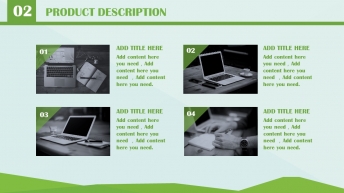 清新绿色现代商务报告通用模板示例4