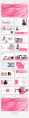 【简约商务】粉色纹理质感风格杂志PPT模板示例5